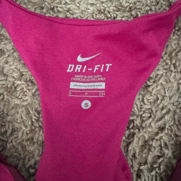 Nike dri fit size small purple workout running activewear tank top - Picture 2 of 3